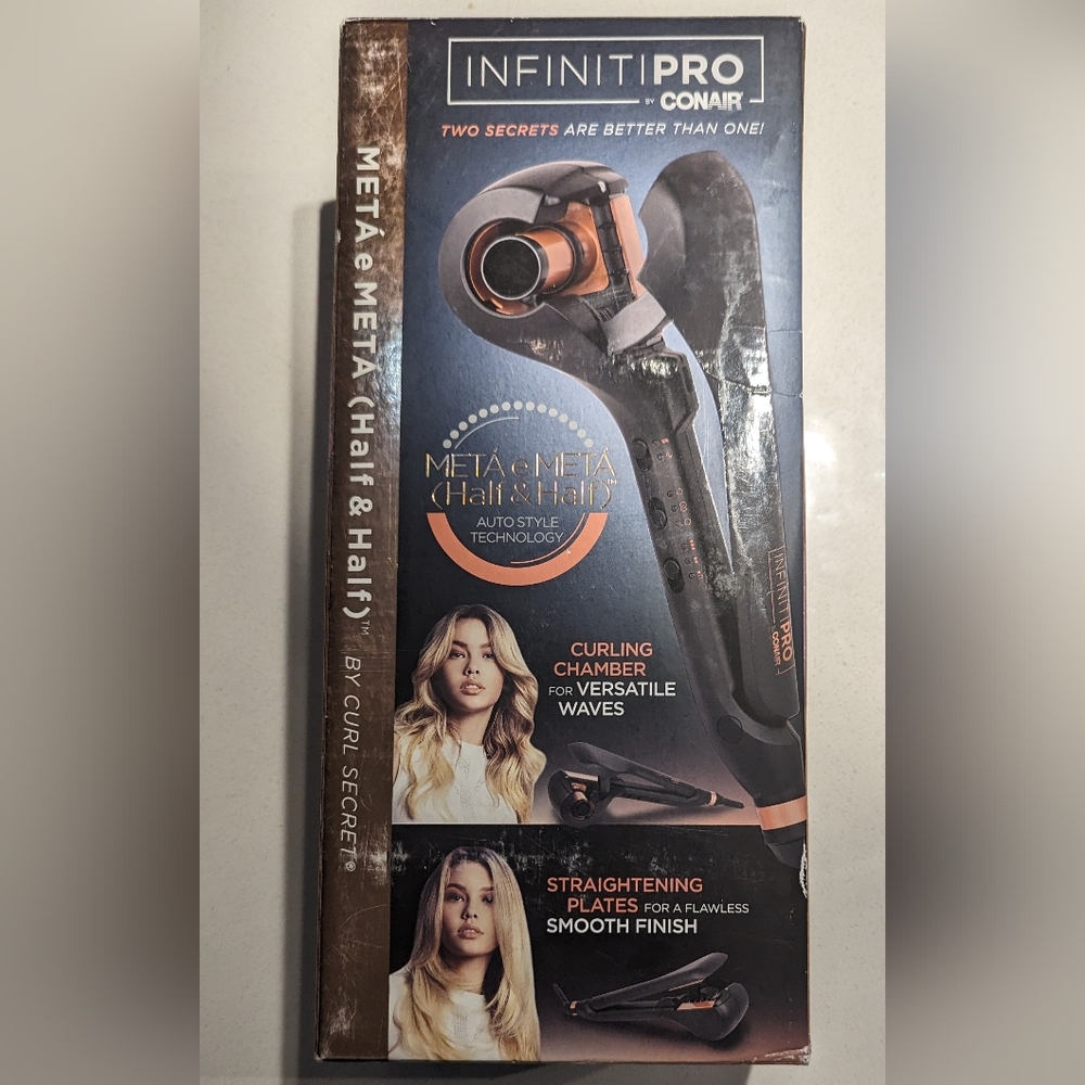 InfinitiPro By Conair Half & Half Auto Style Technology Curling Chamber